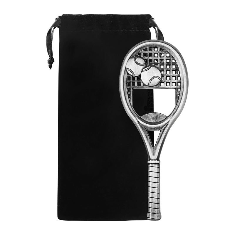 Tennis Racket Bottle Opener, Funny Beer Opener for Bar Club Kitchen Party,Portable Opener Gadget for Outdoor Travel Fishing Picnic,Ideal Gift for Tennis Lover