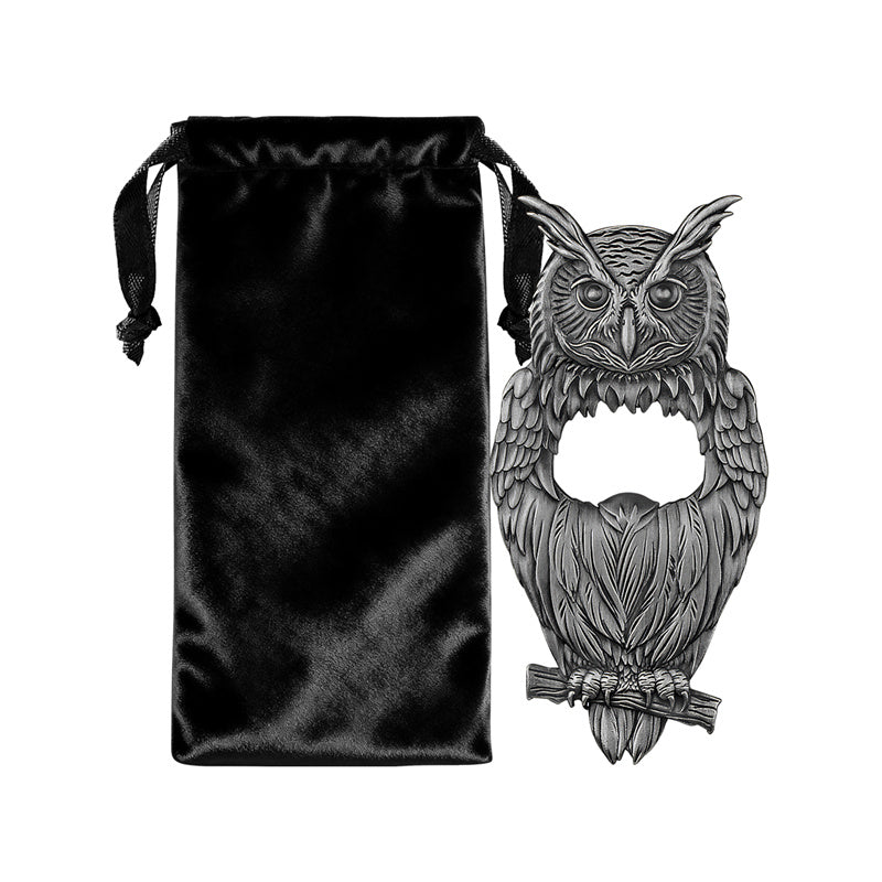 Owl Shaped Bottle Opener,Heavy-Duty Metal Opener for Kitchen & Parties,Wildlife Themed Bar Accessory for Gifts