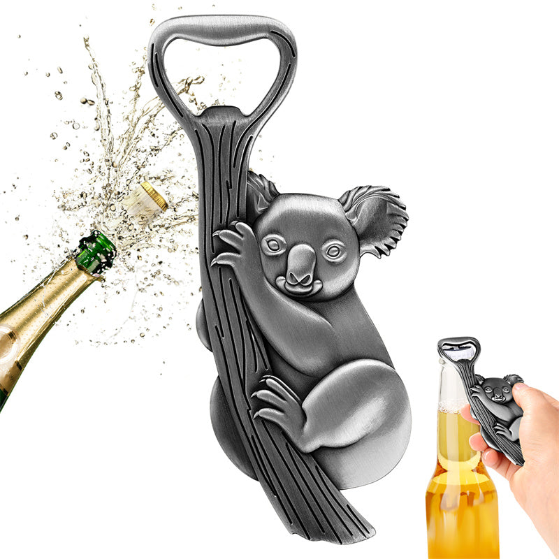 Adorable Koala Tree Design Beer Opener - Whimsical Barware for Parties & Gatherings