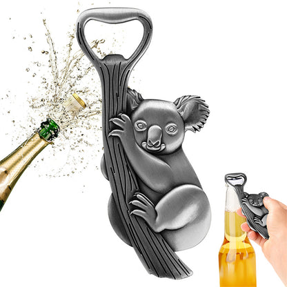 Adorable Koala Tree Design Beer Opener - Whimsical Barware for Parties & Gatherings