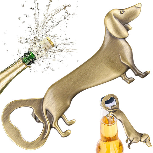 Cute Dachshund Bottle Opener, Weiner Dog Shaped Beer Opener