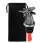 Dragon Head Liquor Pourers Spout for Alcohol Spirits, Dragon 2-In-1 Wine Bottle Pourer and Stopper for Kitchen Club Bar Party, Wine Accessories Gifts