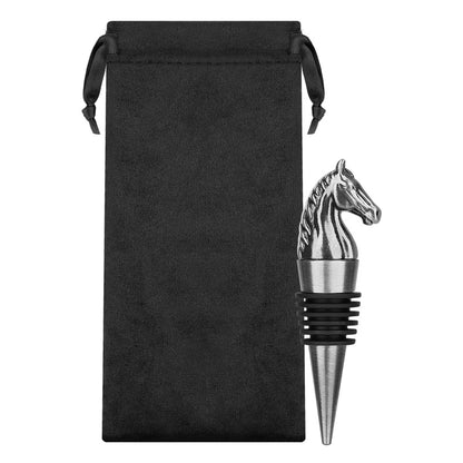 Horse Head Wine Stopper,Bottle Stoppers for Wine Champagne,Holiday Wine Stoppers ,Father Day Birthday Christmas Gift