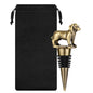Golden Retriever Wine Bottle Stopper, Retro Style Wine Preserver for Bar & Kitchen, Perfect Gift for Wine Lovers