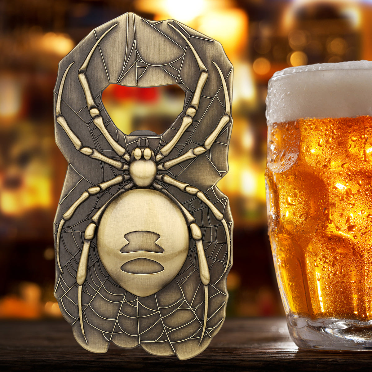 Halloween Spider Beer Opener, Spooky Party Favor for Halloween Events