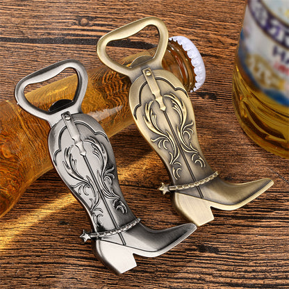 Holiday gift bottle opener, personalized novelty barware for gifting