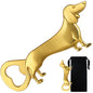 Dachshund Bottle Opener, Cute Dog Shaped Beer Opener, Unique Pet Lover Gift & Kitchen Bar Accessory