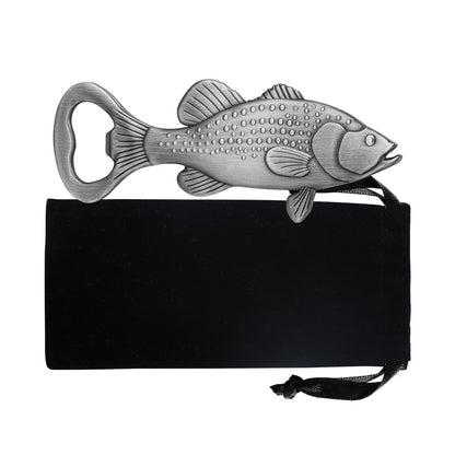 Bass Bottle Opener, Fishing Gifts for Fisherman, Vintage Metal Beer Opener for Bar & Kitchen