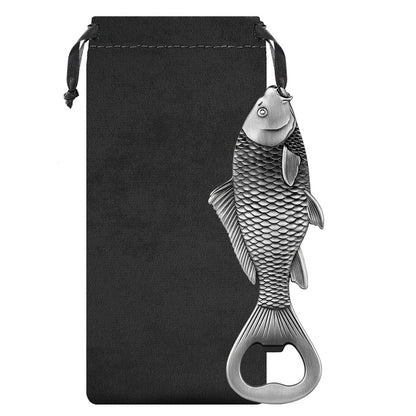 Funny Carp Fish Shape Beer Opener - Novelty Barware for Home & Outdoor Parties,Perfect for Fishing Lovers