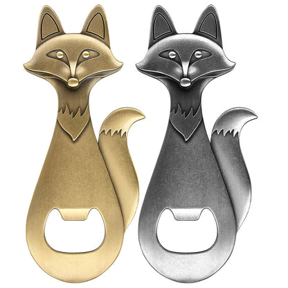 Antique Fox Bottle Opener,Animal Beer Opener for Kitchen Bar Party Use,Perfect Gift for Beer Lovers