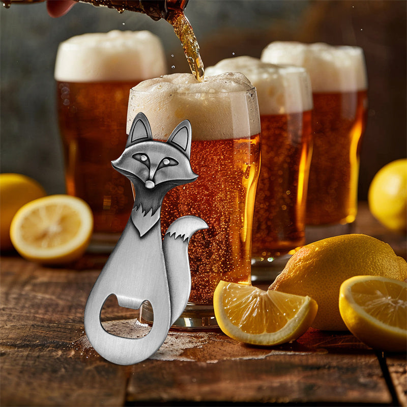 Antique Fox Bottle Opener,Animal Beer Opener for Kitchen Bar Party Use,Perfect Gift for Beer Lovers