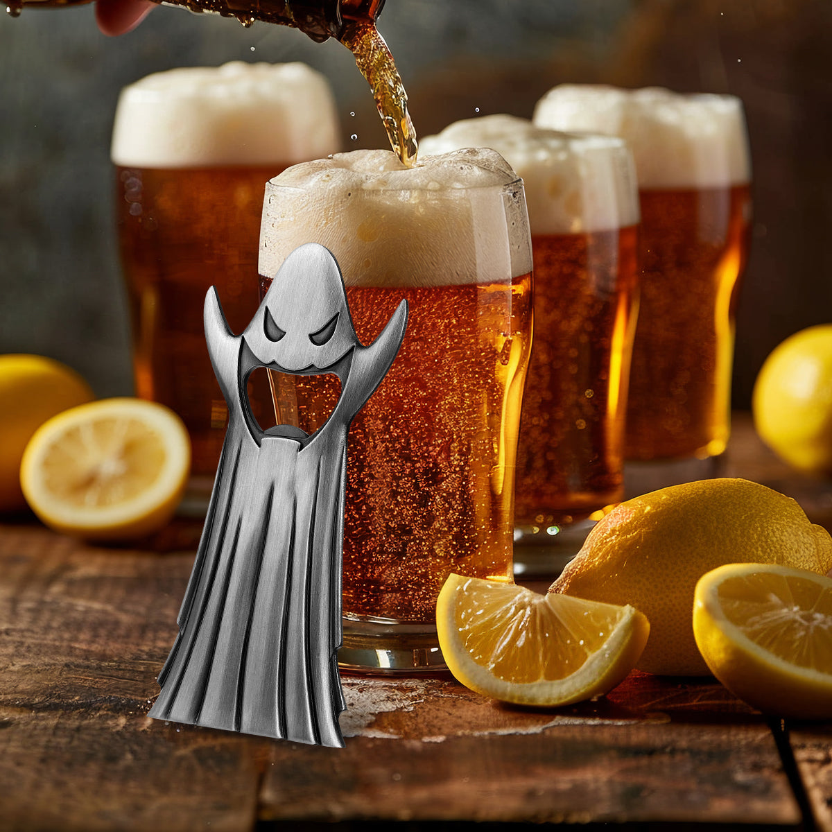 Gothic Ghost Bottle Opener,Unique Halloween Beer Opener for Gifts & Parties