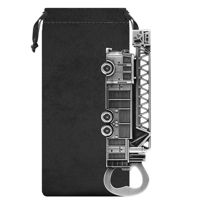 Fire Truck Beer Bottle Opener,Vintage Metal Fire Engine Design Beer Opener Gift for Firefighters Men Dad,Household Bar Tool