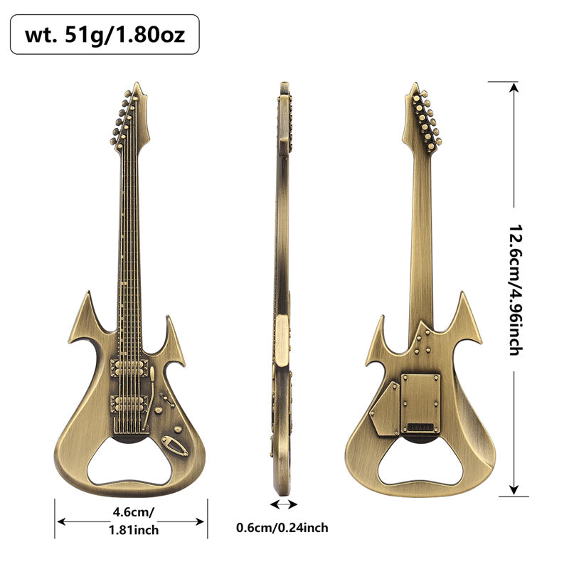 Creative Rock Guitar Bottle Opener - Unique Gift for Musicians & Beer Lovers