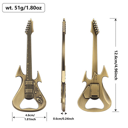 Creative Rock Guitar Bottle Opener - Unique Gift for Musicians & Beer Lovers