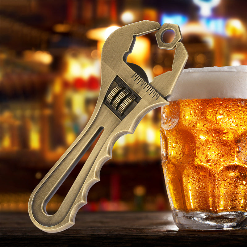 Wrench Bottle Opener, Portable Bottle Opener with Gift Bag, Beer Opener for Home, Bar, and Workshop,Bar Gifts for Men,