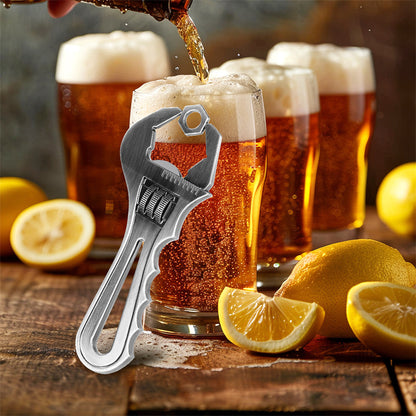 Wrench Bottle Opener, Portable Bottle Opener with Gift Bag, Beer Opener for Home, Bar, and Workshop,Bar Gifts for Men,
