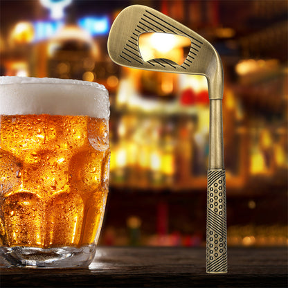 Bronze Golf Clubs Shape Beer Opener, Novelty Wine Bottle Openers, Kitchen Bar Club Tools, Parties Barbecues Gadgets, Perfect Gifts for Golfer