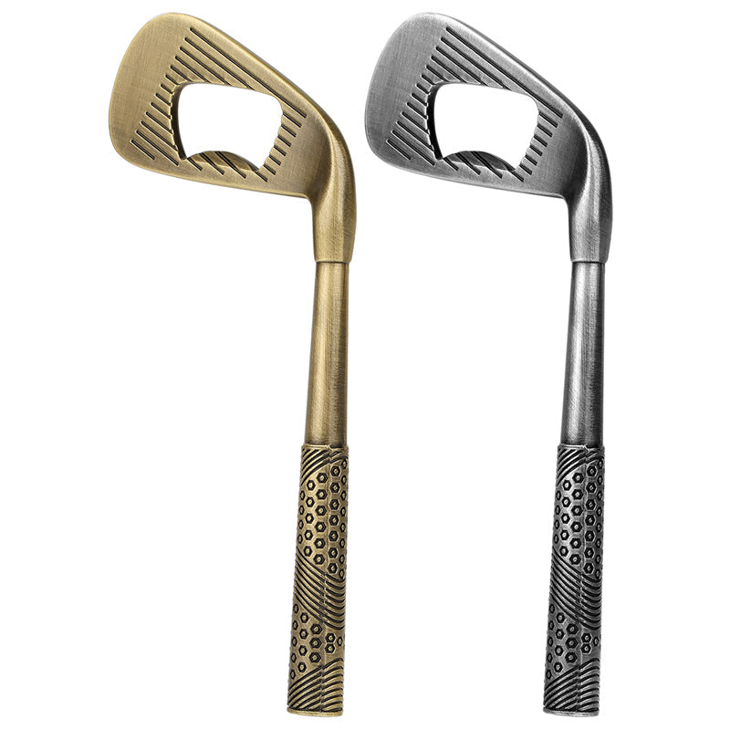 Bronze Golf Clubs Shape Beer Opener, Novelty Wine Bottle Openers, Kitchen Bar Club Tools, Parties Barbecues Gadgets, Perfect Gifts for Golfer