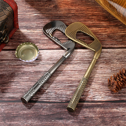 Bronze Golf Clubs Shape Beer Opener, Novelty Wine Bottle Openers, Kitchen Bar Club Tools, Parties Barbecues Gadgets, Perfect Gifts for Golfer