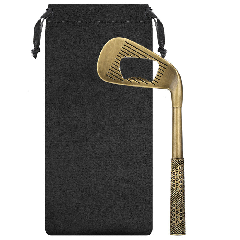 Bronze Golf Clubs Shape Beer Opener, Novelty Wine Bottle Openers, Kitchen Bar Club Tools, Parties Barbecues Gadgets, Perfect Gifts for Golfer