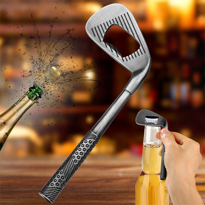 Bronze Golf Clubs Shape Beer Opener, Novelty Wine Bottle Openers, Kitchen Bar Club Tools, Parties Barbecues Gadgets, Perfect Gifts for Golfer