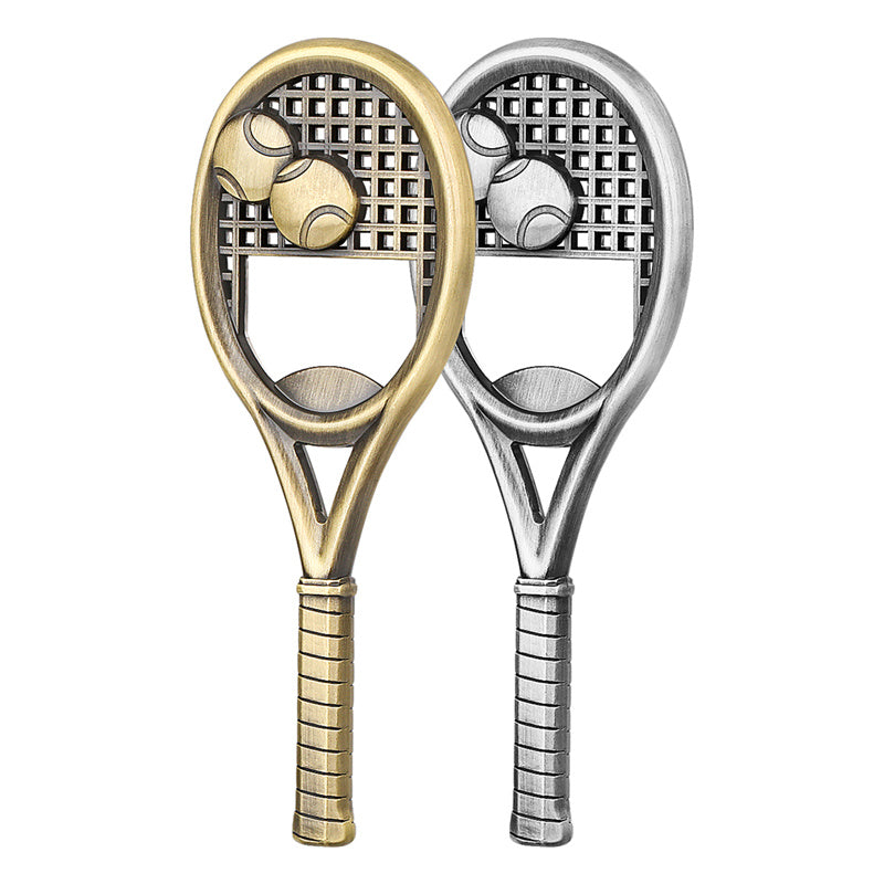 Tennis Racket Bottle Opener, Funny Beer Opener for Bar Club Kitchen Party,Portable Opener Gadget for Outdoor Travel Fishing Picnic,Ideal Gift for Tennis Lover