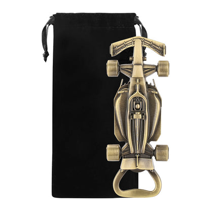 Funny Racing Car Bottle Opener with Spinning Wheels,Bottle Opener for Beer Enthusiast,Metal Beer Opener for Men Cave