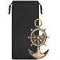 Vintage Nautical Anchor Ship Wheel Bottle Opener - Novel Metal Beer Opener for Bar, Kitchen, Beach,Sailing Gifts