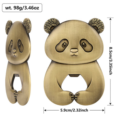 Vintage Panda Shaped Bottle Opener, Cute Metal Beer Opener for Bar Kitchen, Unique Animal Bottle Opener Gift for Beer Lovers