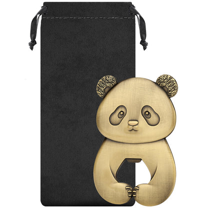 Vintage Panda Shaped Bottle Opener, Cute Metal Beer Opener for Bar Kitchen, Unique Animal Bottle Opener Gift for Beer Lovers