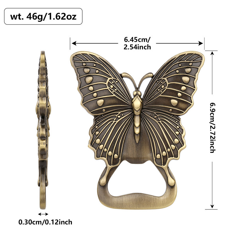 Novel Butterfly Shaped Bottle Opener,Metal Beer Opener for Household Kitchen Restaurant Bar Party Opening Tool
