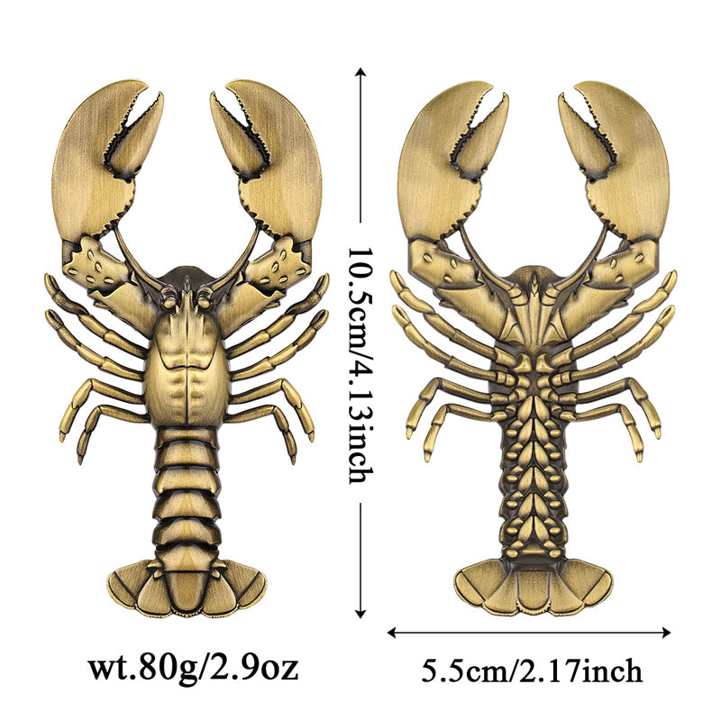 Funny Lobster Bottle Opener, Novelty Beer Bottle Opener with Gift Bag, Durable Beer Bottle Opener for Bar Use