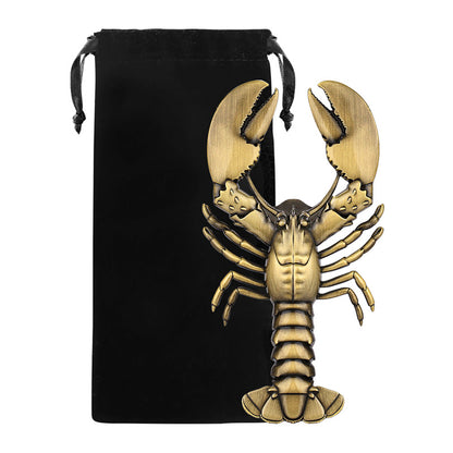 Funny Lobster Bottle Opener, Novelty Beer Bottle Opener with Gift Bag, Durable Beer Bottle Opener for Bar Use