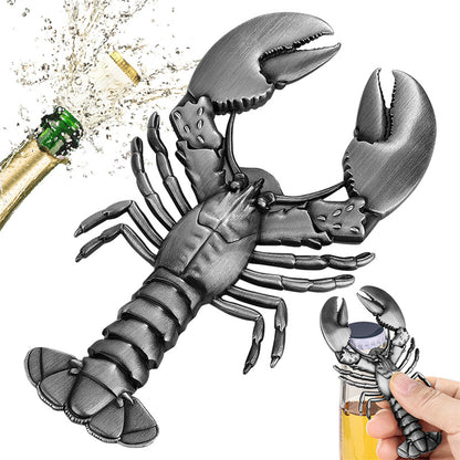 Funny Lobster Bottle Opener, Novelty Beer Bottle Opener with Gift Bag, Durable Beer Bottle Opener for Bar Use