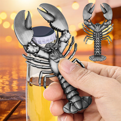 Funny Lobster Bottle Opener, Novelty Beer Bottle Opener with Gift Bag, Durable Beer Bottle Opener for Bar Use