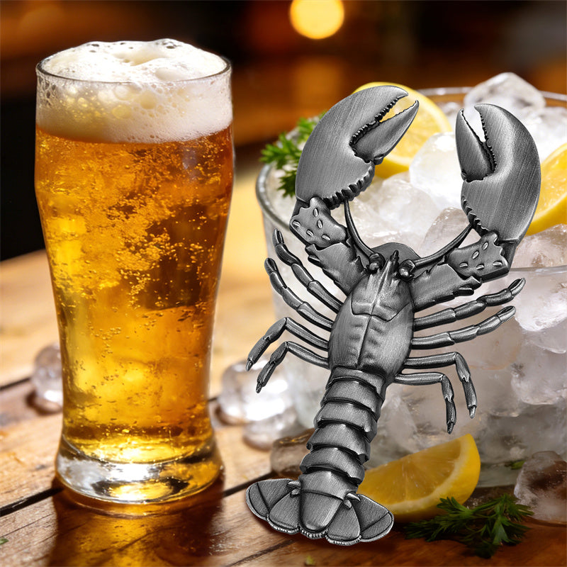 Funny Lobster Bottle Opener, Novelty Beer Bottle Opener with Gift Bag, Durable Beer Bottle Opener for Bar Use