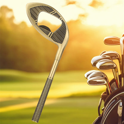 Vintage Golf Club Head Shaped Bottle Opener Metal Alloy Beer Opener Retro Bronze Silver Finish Creative Golf Gift For Bar Home Kitchen Golfers