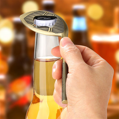 Vintage Golf Club Head Shaped Bottle Opener Metal Alloy Beer Opener Retro Bronze Silver Finish Creative Golf Gift For Bar Home Kitchen Golfers