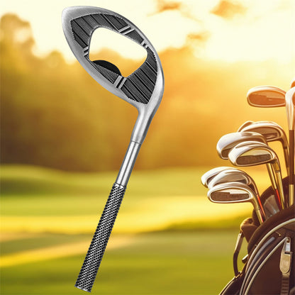 Vintage Golf Club Head Shaped Bottle Opener Metal Alloy Beer Opener Retro Bronze Silver Finish Creative Golf Gift For Bar Home Kitchen Golfers