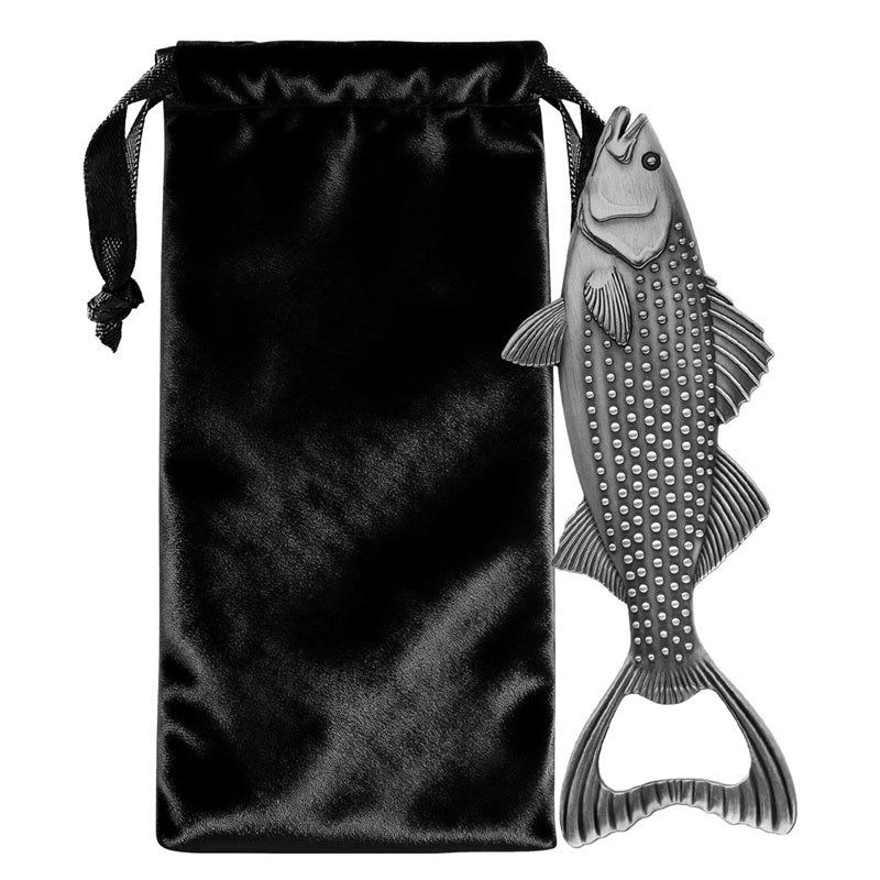 Novely Perch Shape Bottle Opener,Metal Beer Wine Opener for Home Kitchen Club Party,Bar Accessory