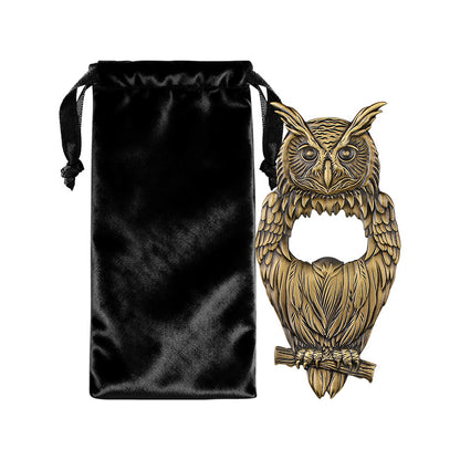 Owl Shaped Bottle Opener,Heavy-Duty Metal Opener for Kitchen & Parties,Wildlife Themed Bar Accessory for Gifts