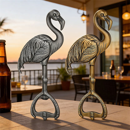 Creative Flamingo Shape Beer Opener,Funny Decorative Bar Bottle Opener, Perfect for Home Party Beach