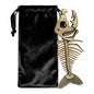 Vintage Fish Skeleton Beer Bottle Opener, Retro Metal Bar Tool for Home Bar & Gifts