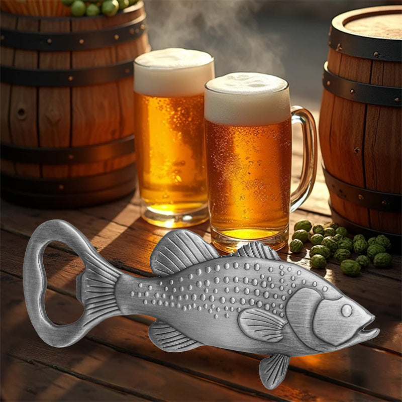 Novelty fish beer opener, perfect for party favors and man cave accessories