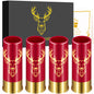 Shotgun Shell Shot Glasses Set, Deer Head, Hunting Gifts for Men