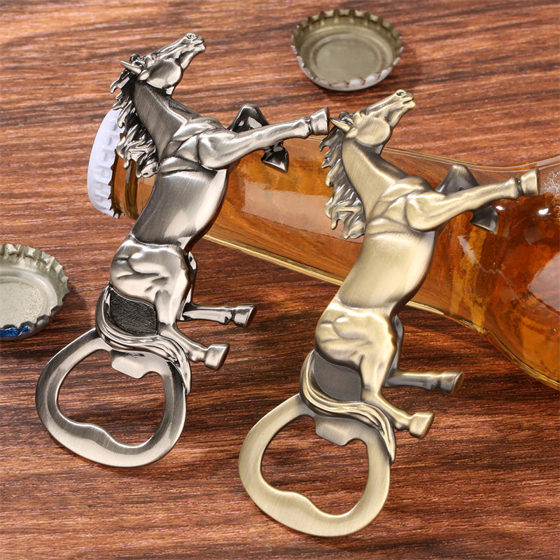 Unique novelty horse beer opener, perfect gift for beer lovers and collectors