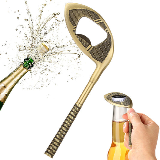 bronzegolfclubbottleopener