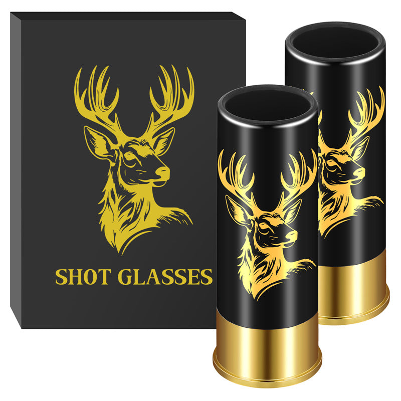 deer head plastic shot glasses for men