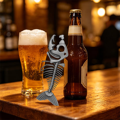 fish bone bottle opener for beer lover